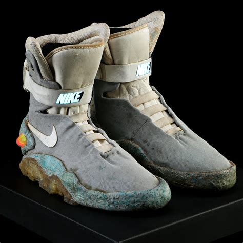 replica mcfly shoes for sale|'Back to the Future' Air Mag shoes can be yours for under $100.